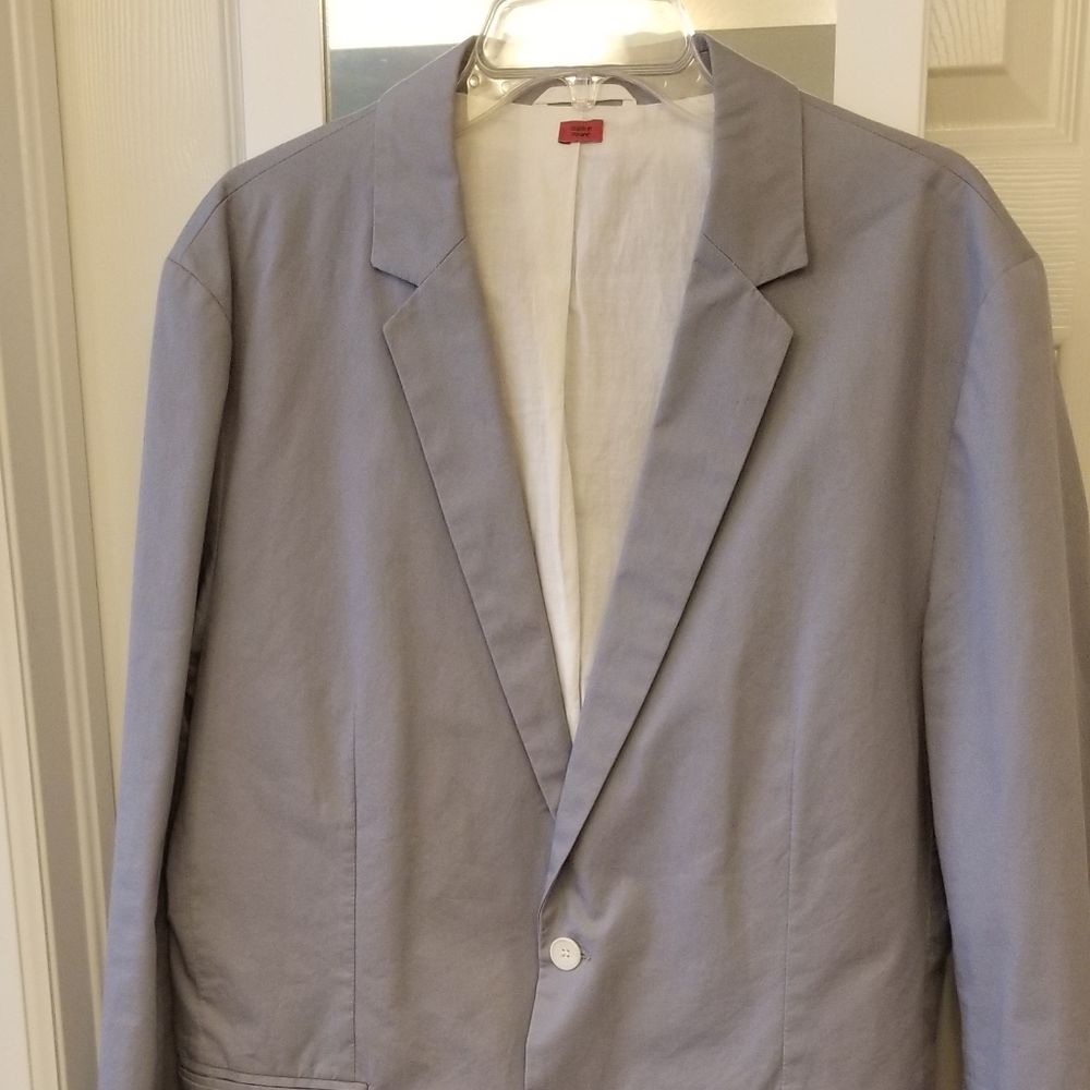 Mens 44R Hugo Boss Light Blue/Gray blazer